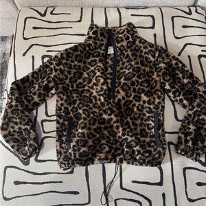 No Boundaries Animal Print Fleece Jacket